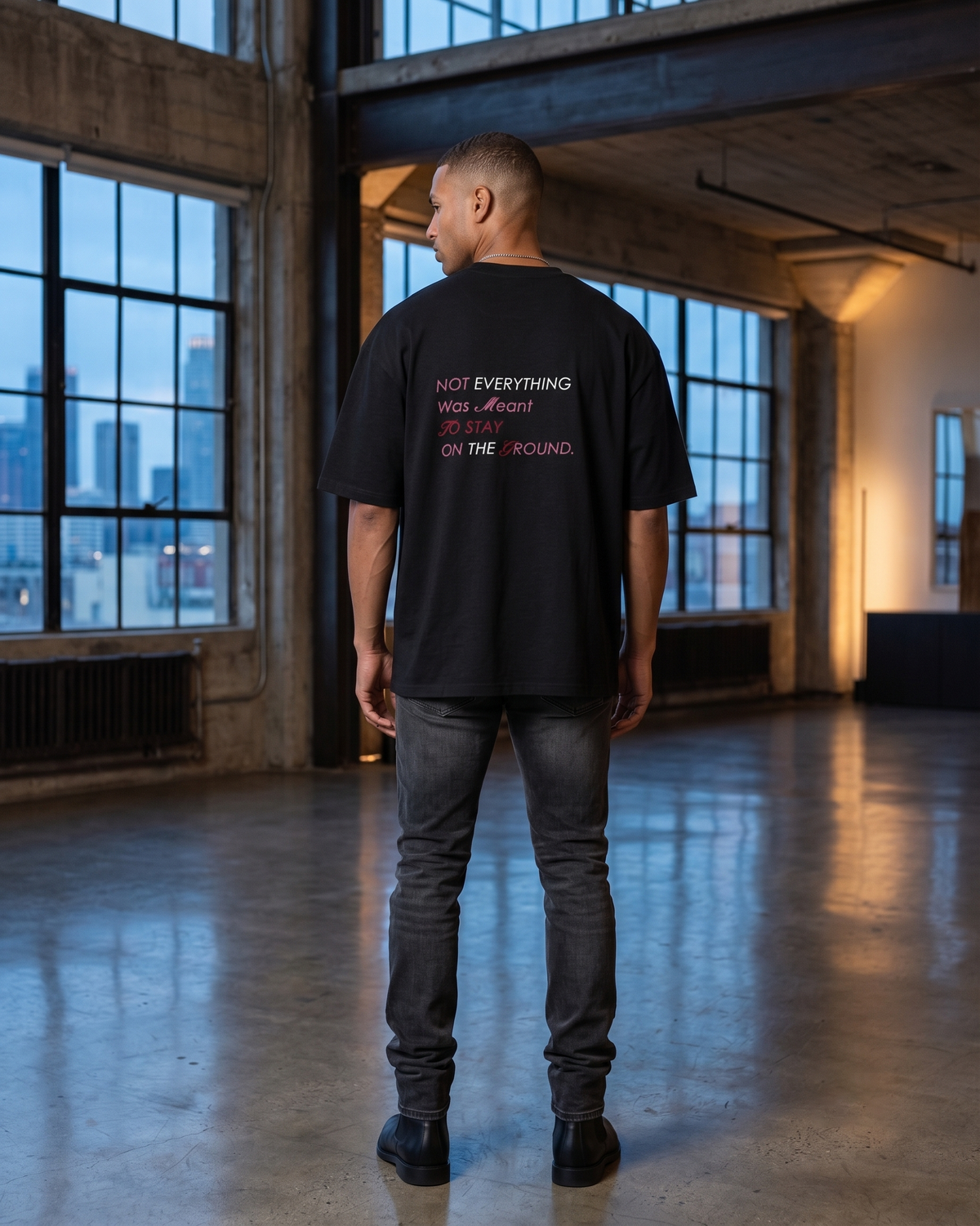 Nvrmnds 'After Dark' Spider Tee