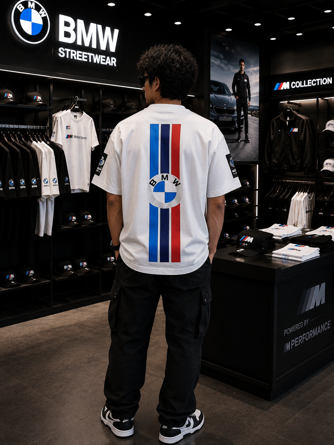 BMW M Heritage White Oversized Tee